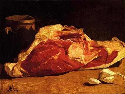Still Life with Meat Claude Monet